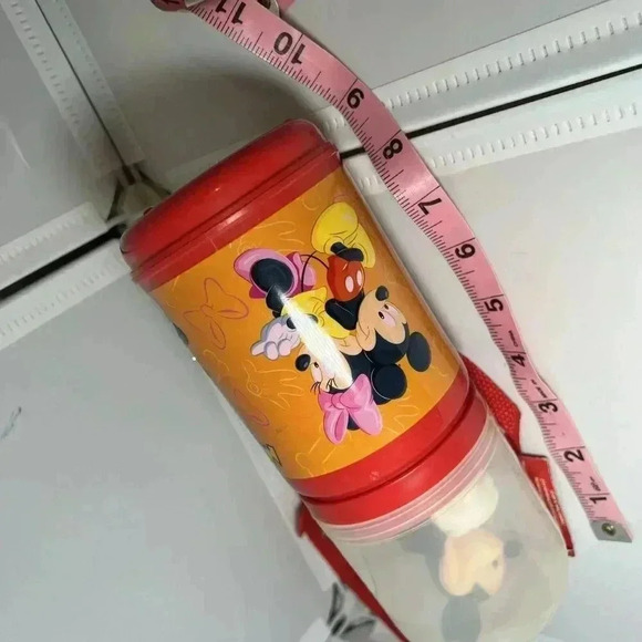 RARE Vintage 1988 Mickey Mouse NOS Character Head Thermos Pluto Mini Mouse - Picture 10 of 10
